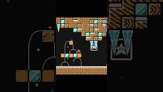 Super Mario Maker 2 Ice Block Thought I Would Die Middle Jump Level [upl. by Porty]