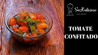 TOMATE CONFITADO DE FRIGIDEIRA  RÁPIDO E FÁCIL [upl. by Epps]