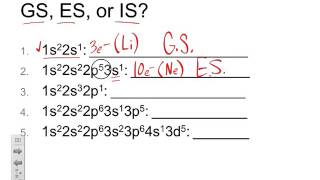 Ground State Excited State or Impossible Electron Configurations [upl. by Mall915]