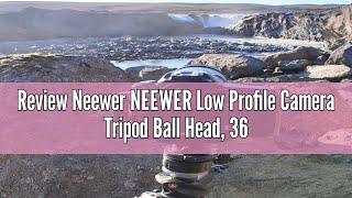 Review Neewer NEEWER Low Profile Camera Tripod Ball Head 36mm Metal Panorama Ball Head Compatible w [upl. by Hillinck]