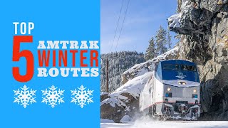 Amtrak Top 5 Winter Routes [upl. by Ahsata294]