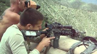 Long Range Shooting M4 Carbine 1100m [upl. by Delainey]