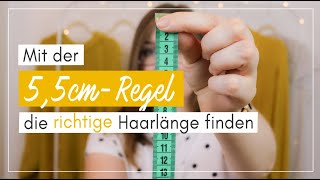 Stehen dir KURZE ODER LANGE HAARE ✂ Wir testen die berühmte 55cmRegel von John Frieda [upl. by Mecke]