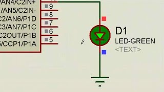 MPLABX Tutorial  PIC16F684 LED Blink and Proteus Simulation [upl. by Elias]