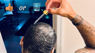 360 Wave Wash amp Style Routine  Self Haircut [upl. by Rramo760]