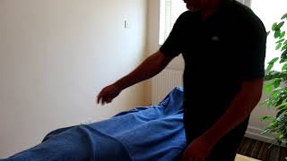 Towel technique for abdomen massage [upl. by Saalocin]