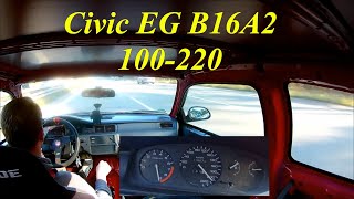 Civic B16A2 210hp 100220 [upl. by Anaej886]