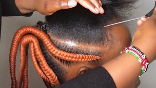 A Simple 5Stitch Braids Beginners [upl. by Atipul]