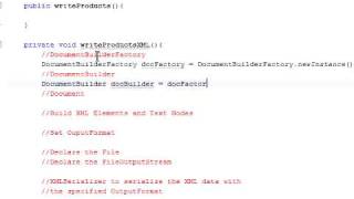 Java Write XML Data Part 1 of 2 [upl. by Madonna761]