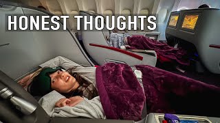 Is Qatar Airways Business Class Worth The Hype Full Review [upl. by Egedan]