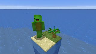 Surviving On Deserted Island in Minecraft [upl. by Eadas390]