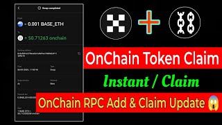 OnChain Mining Claim Update  OnChain RPC Add Metamask  Token Claim amp Withdraw System [upl. by Sheryle]