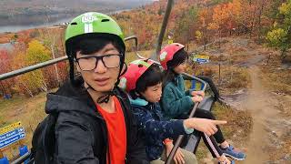 MontTremblant 2023 Gondola and Luge Thanksgiving Fall Colours [upl. by Nnylyt44]