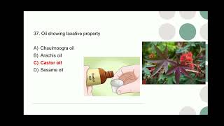 Pharmacognosy MCQ 26  50  Pharma MCQnest by PharmaElite [upl. by Kama]