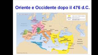 Oriente e Occidente dopo il 476 dC [upl. by Einwat]