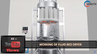 Fluid Bed Dryer FBD Animation  Pharmaceutical Dryer  Fluidized Bed Dryer  Working Principle [upl. by Stagg]