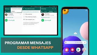 COMO PROGRAMAR MENSAJES DE CUMPLEAÑOS EN WHATSAPP [upl. by Kirchner]