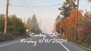 Canby OR 1182024  Spooky Fog [upl. by Xavier]