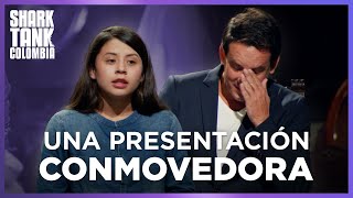 Esta emprendedora hace llorar a Ricardo Leyva  Shark Tank Colombia [upl. by Ojela]