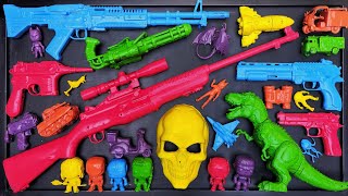 Membersihkan Nerf Ak47 Assault Rifle Sniper Rifle Shotgun Glock Pistol M16 Nerf gun [upl. by Kceb]