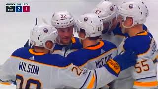 Sabres 4 Goals vs Avalanche December 5 2017 [upl. by Analihp257]