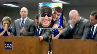 Gannon Stauchs Dad Breaks Down Recalling Son Giving Powerful Statement at Killers Sentencing [upl. by Nottap]