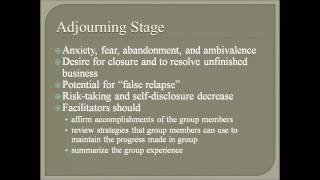 Stages of Group Counseling [upl. by Kaltman]