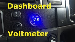 Fitting a Voltmeter in the Dash [upl. by Dita]