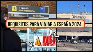 🚨Hoy Requisitos para Viajar a España 2024 ETIASAlerta de viaje 📢 [upl. by Otrevlig]