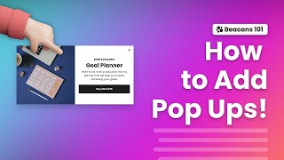 How to Add Pop Ups to Your Beacons Link in Bio or Website Beacons Tutorial [upl. by Havot816]