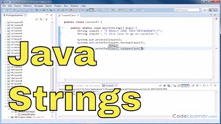 Java Tutorial  17  Changing a String to Lowercase or Uppercase [upl. by Airym903]