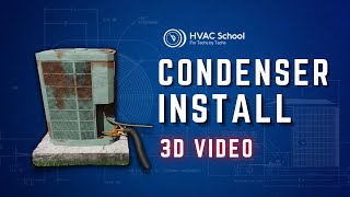 Condenser Install 3D [upl. by Eynaffit90]