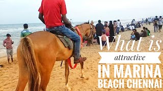 Marina Beach Chennai  The worlds first longest natural urban beach [upl. by Yzmar]