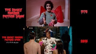 Rocky Horror Picture Show 19752016 SidebySide Comparison [upl. by Ehling]