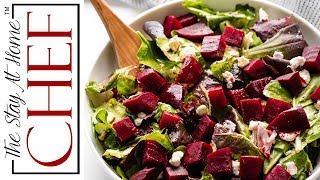 How to Make Beet Salad  The Stay At Home Chef [upl. by Yrehc165]