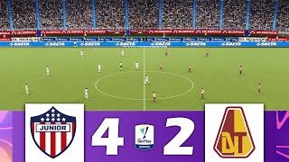 Junior vs Tolima 42  Liga BetPlay DIMAYOR 2023  Resumen y Goles [upl. by Orpheus]