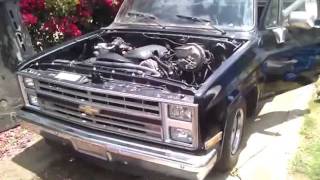 CHEVY C10 SHORTBED 53l lm7 vortec swapconversion [upl. by Cogn]