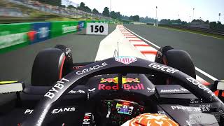 Max Verstappen at Hungaroring 2024 Helmet Cam  ONBOARD  Assetto Corsa RTT RB20 Mod [upl. by Nyltac]