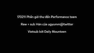 Vietsub  170211 Caratland Rollpaper gửi Performance team  Junhui [upl. by Lindahl]