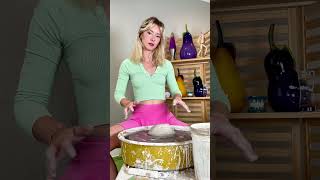 Pottery asmr in a pink skirt 💗 [upl. by Pollyanna]