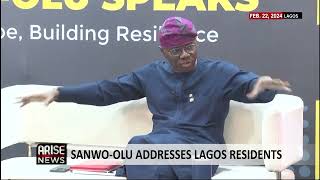 SANWOOLU ADDRESSES LAGOS RESIDENTS [upl. by Kaia958]