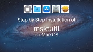 Download amp install msktutil on Mac OS Monterey Ventura Sonoma Sequoia via Homebrew  brew [upl. by Cullan655]