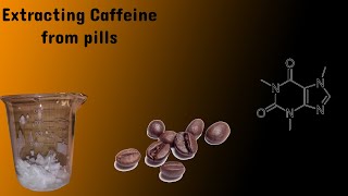 Caffeine extraction from pills [upl. by Wilber]