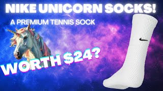 Nike Unicorn Socks Premium Tennis Sock Review [upl. by Baese]