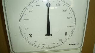 70er Soehnle Zuwiegewaage 3 Kg Wandwaage  kitchen scale [upl. by Ajim156]