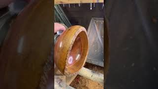 Stunning Cooktown Ironwood Bowl woodenbowlturning woodturningforbeginners woodturning [upl. by Chelsae]