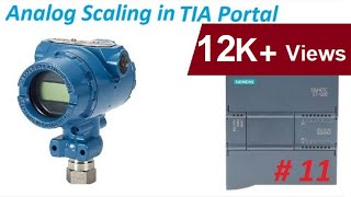 How to Program Analog inputs 4 to 20mA with TIA portal S71200 PLC  Lesson 10 [upl. by Omari]