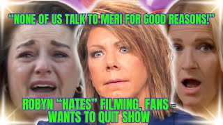 Robyn Browns TANTRUMS OVER HATING FILMING EXPOSEDMERI amp Christine’s feud Gets Worse [upl. by Boylston194]