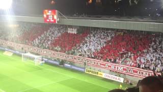 Derby Cracovia  Wisła Kraków Fans 20160805 [upl. by Atselec]