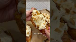 MAGNOLIA BANANA PUDDING COSTCO CROISSANTS🍌🍦🥐 [upl. by Nasah]